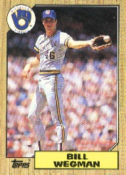 1987 Topps Baseball Cards      179     Bill Wegman